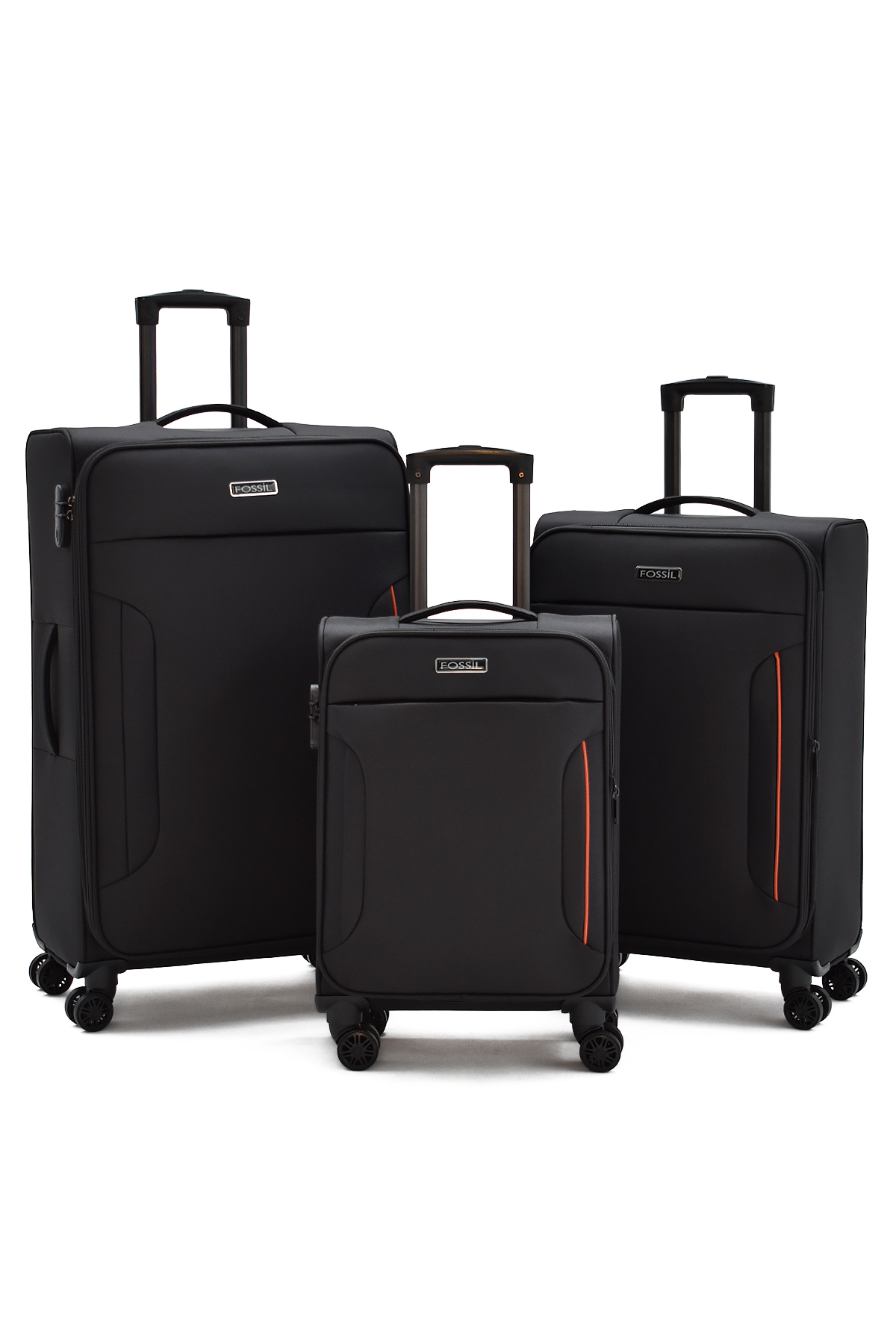 Fossil  Ultra Light 3'lü Valiz Seti – 360° 8 Tekerlekli, Hafif & Geniş İç Hacim