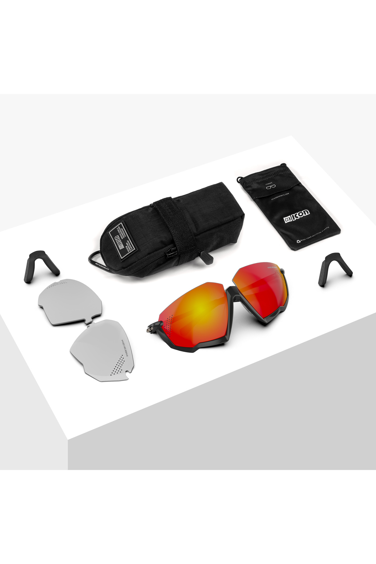 AEROJET TITANIUM MULTIMIRROR GÜNEŞ GÖZLÜĞÜ + YAĞMUR LENSLERİ