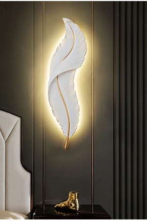 APLİKHANE YAPRAK APLİK ELEKTİRİKLİ BEYAZ GOLD ÇİZGİLİ