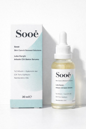 Sooê Leke Karşıtı Arbutin Cilt Bakım Serum (arbutin %2 + Hyaluronic Acid) 30 ml