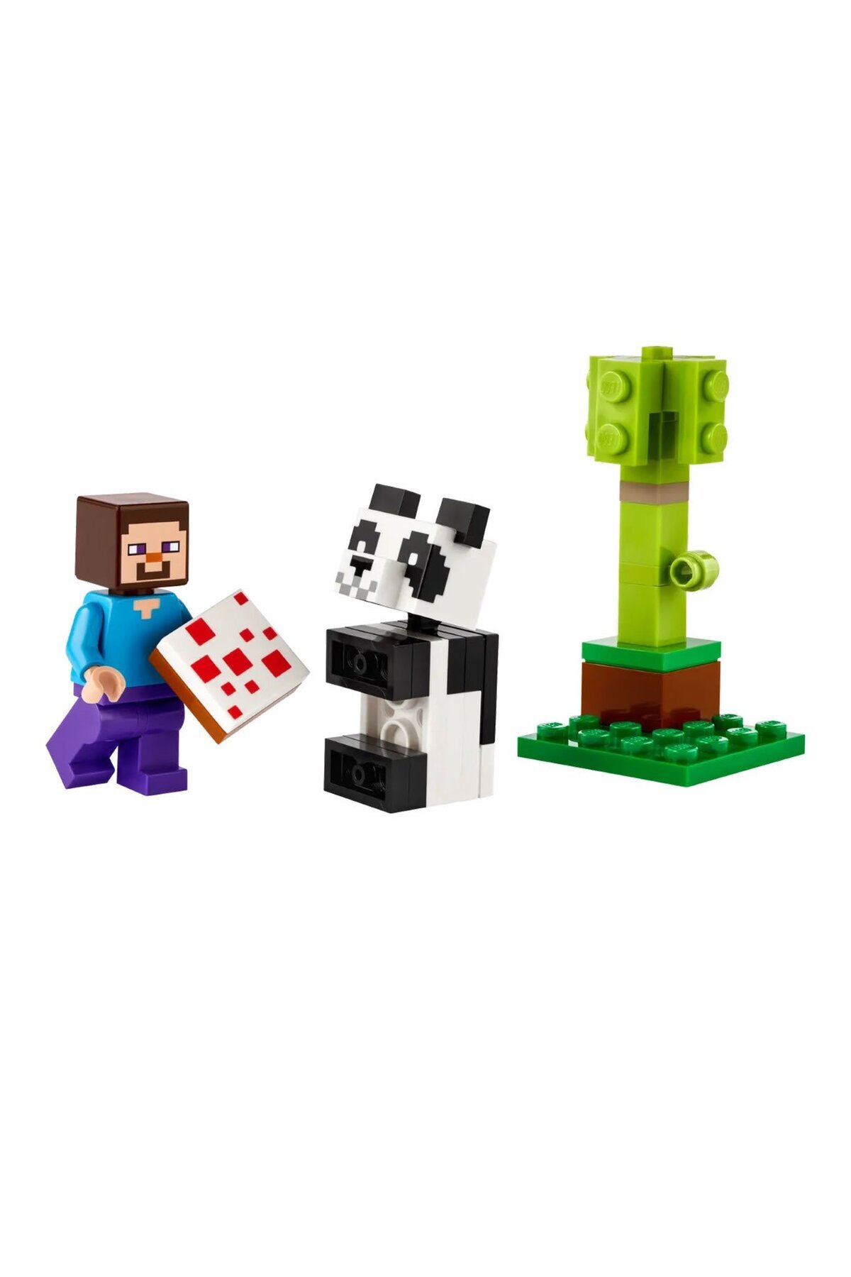 ماینکرفت ۳۰۶۷۲ استیو و توله پاندا