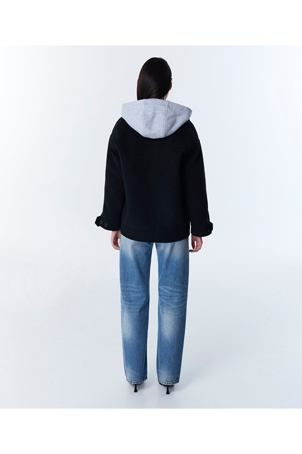 Twist  ÇİFT PARÇA GÖRÜNÜM YÜNLÜ KABAN - Görsel 7