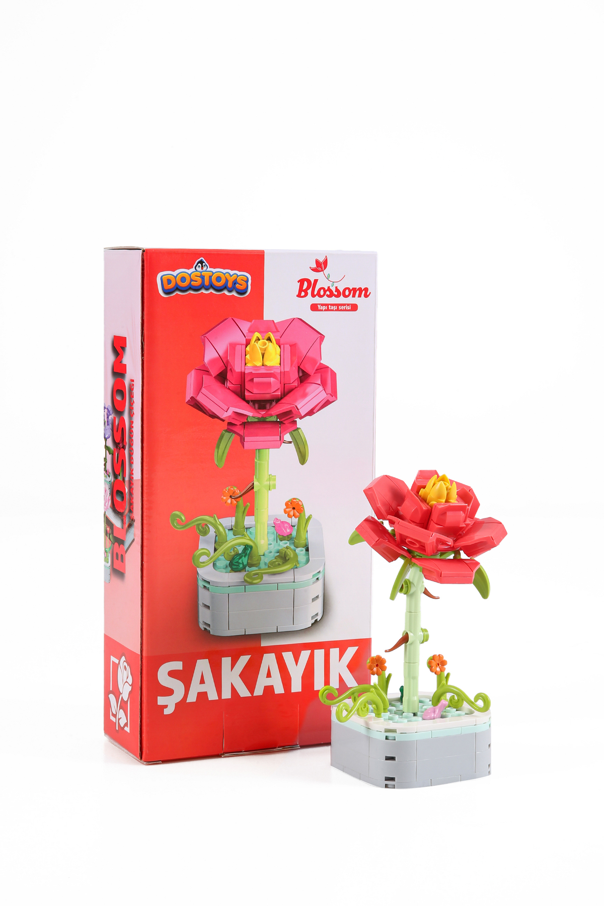 DOSTOYS 114 Parça Şakayık Çiçeği Yapım Seti Gerçekçi ve Dekoratif
