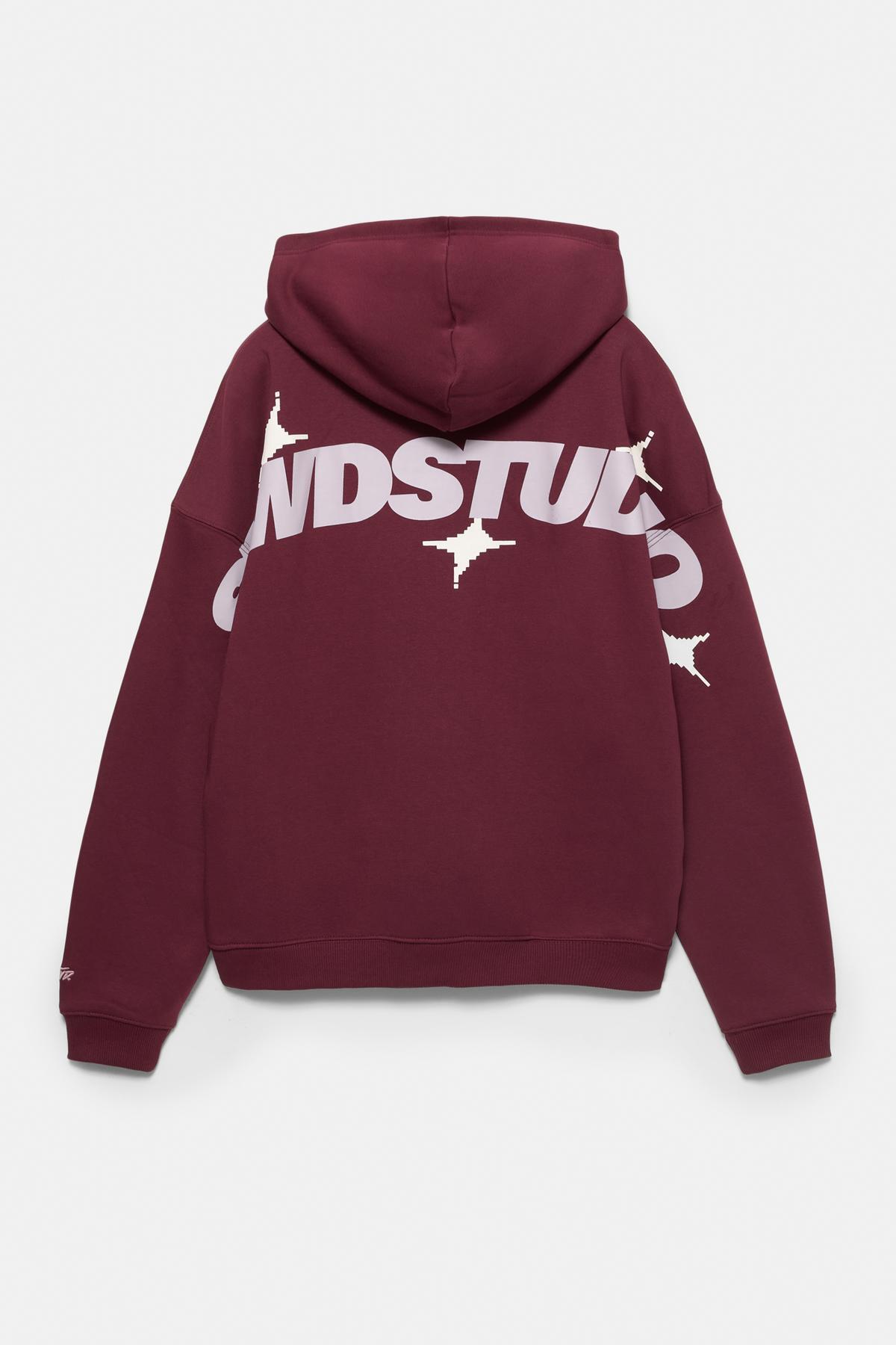Pull & Bear  STWD Studio kapüşonlu sweatshirt - Görsel 3