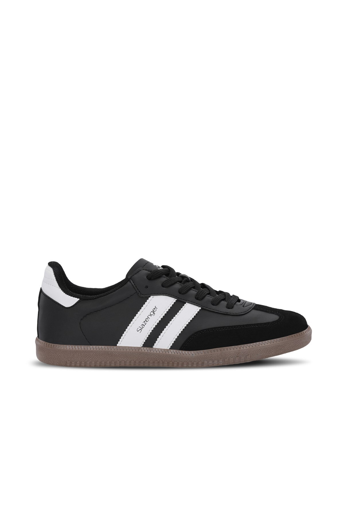 Rahat Bağcıklı Günlük Spor Ayakkabı Siyah Sneaker