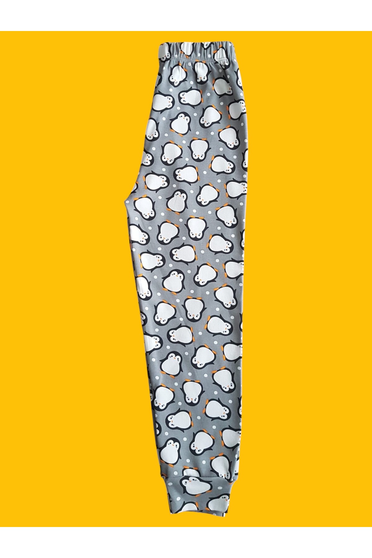 çamaşır bahçesi kendinize iyi bakın Uzun Kollu Desenli Çocuk Pijama Takım #baskılıçocukpijamatakım #çamaşırbahçesi #penguendesenlipijama fotoğrafı 5 (önizleme)