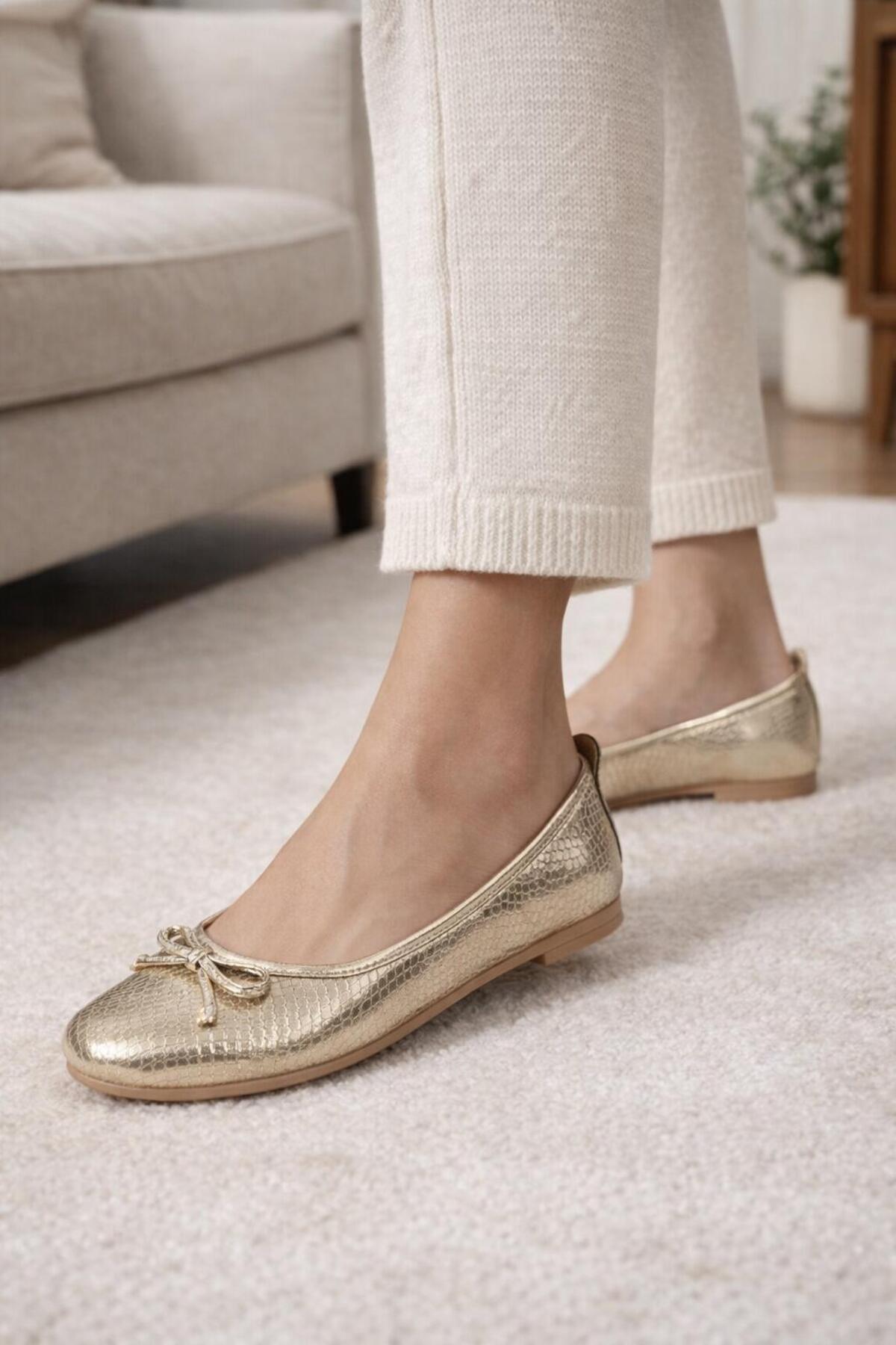 modastilin  Fiyonklu,Kadın Babet/Ev Babeti/Ofis Ayakkabısı/ günlük giyime uygun rahat şık babet