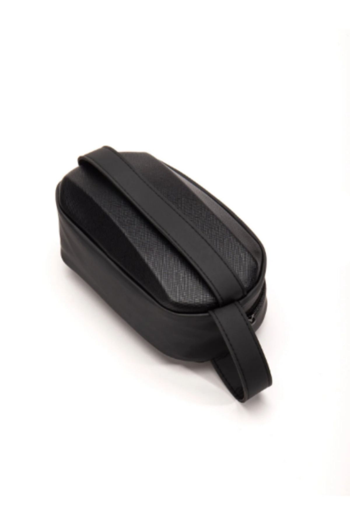 Newish Polo Siyah Erkek Portföy Clutch Traş Kozmetik Bakım ve Günlük El Çantası görsel 7