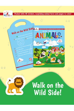 MuseKids Animals Sticker Kitabı