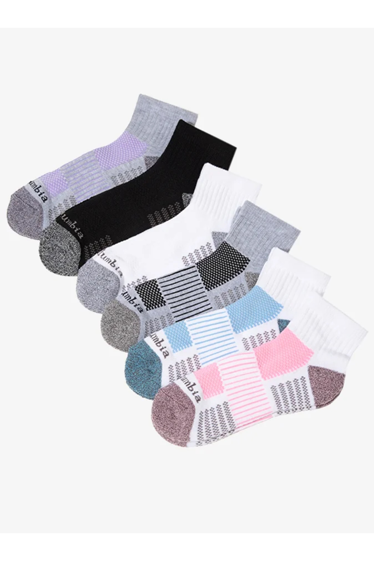 کلمبیا جوراب ساق بلند زنانه مدل RCS628W بسته 6 عددی - مشکی