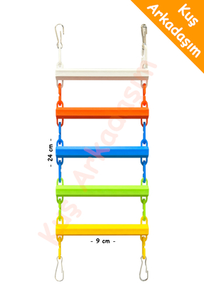 Kuşarkadaşım Merdiven Kuş Oyuncağı Zincirli Hareketli Muhabbet Kuşu & Cennet ...