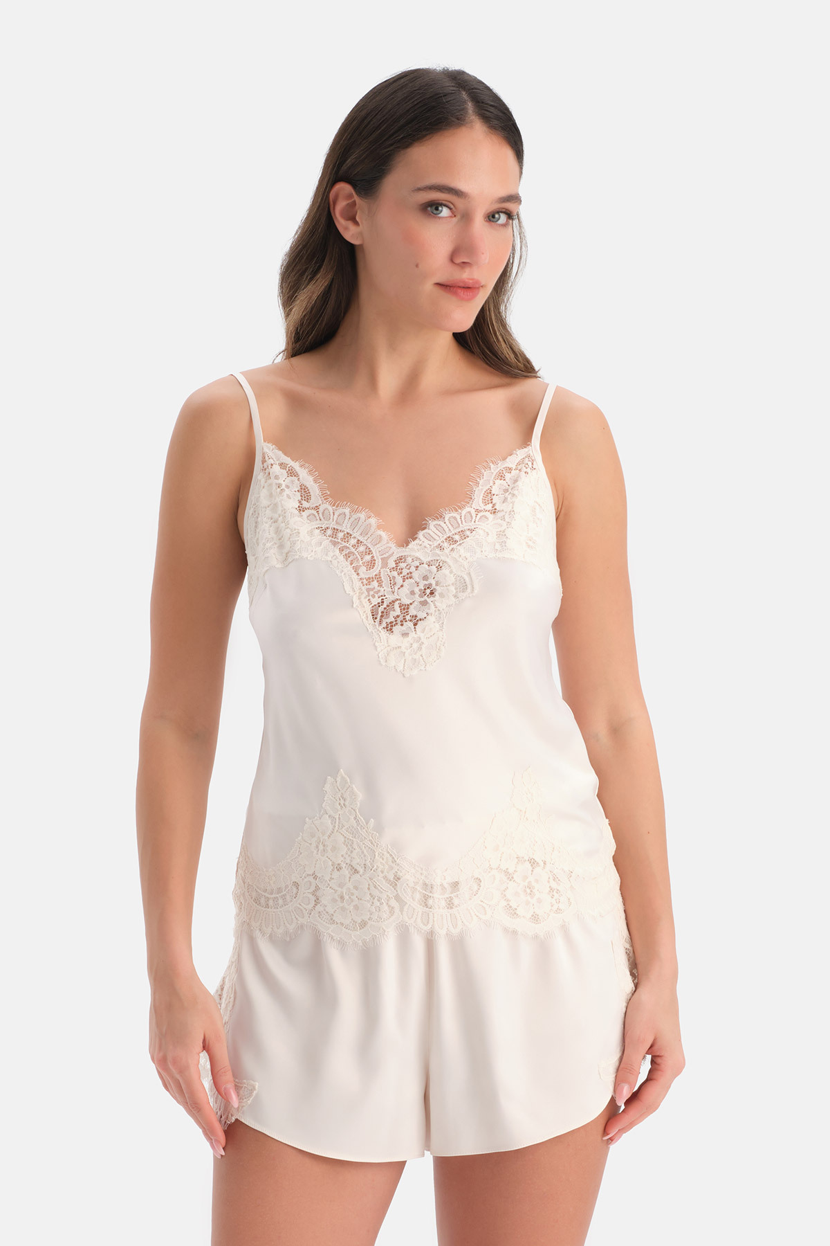 Dagi SATEN BRIDE DANTELLİ CAMISOLE