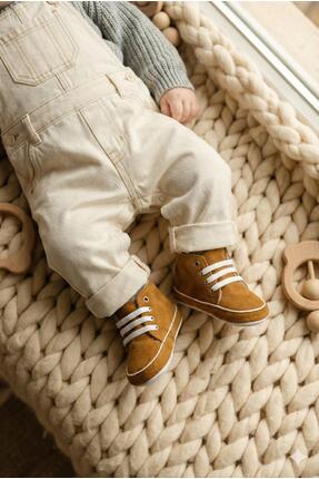 Numix Baby Kids Organik Pamuk Astarlı, Bebek İlk Adım Ayakkabısı, Bağacıklı ,...