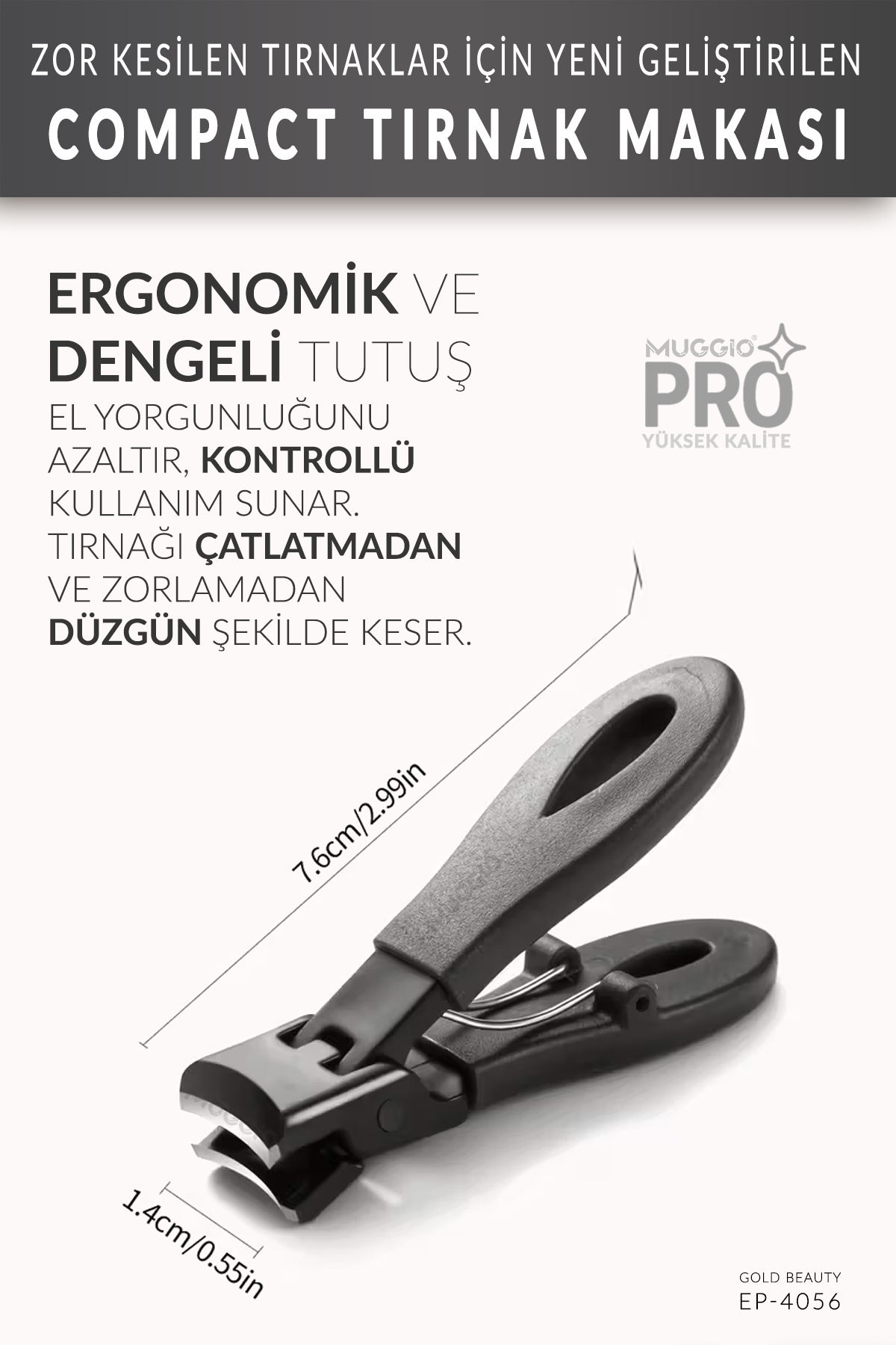 Compact Tırnak Makası Zor Kesilen Sorunlu Tırnaklar İçin — compacy — تصویر 6 از 6