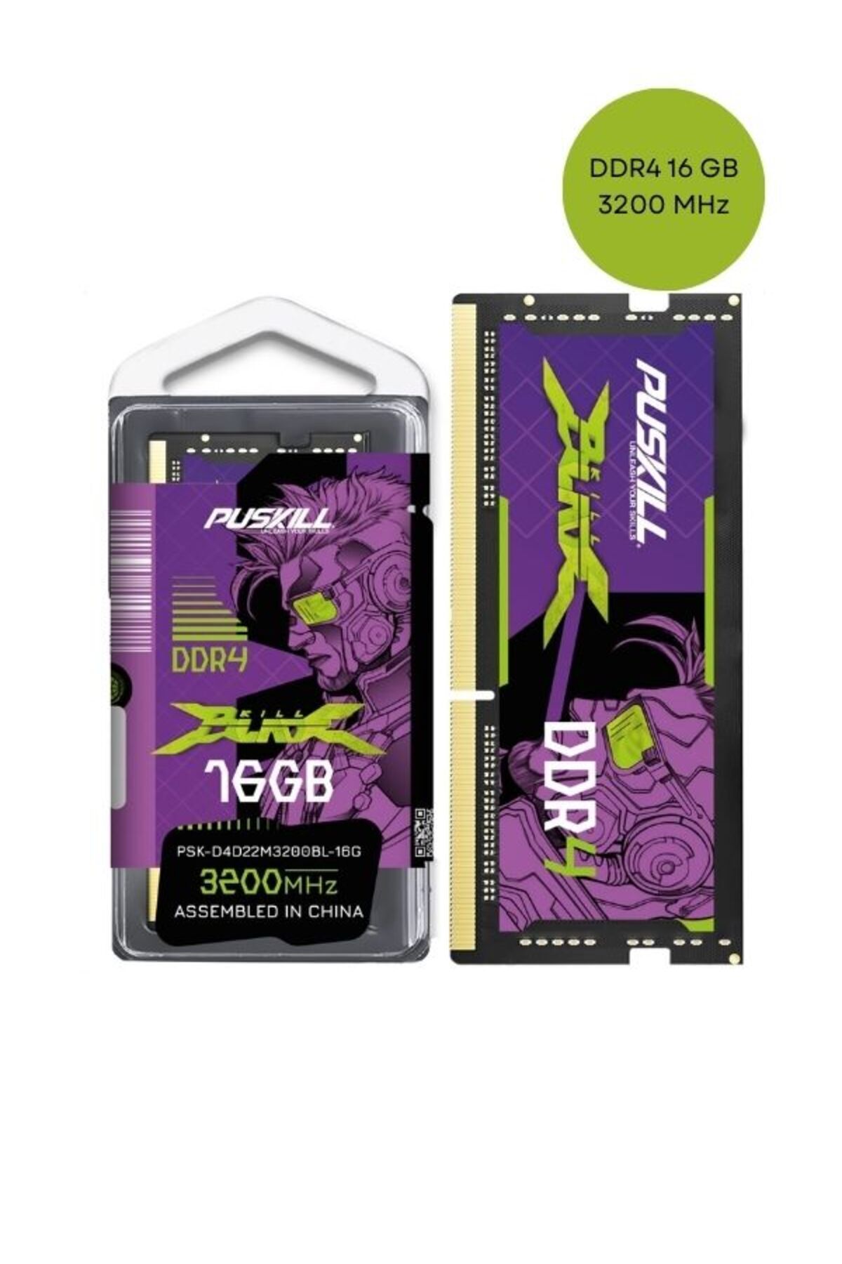 GÜMRÜK BEY PUSKILL Laptop Ram DDR4 16GB 3200MHZ | 260 Pin