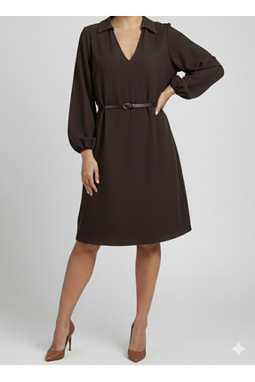 Larida Kahverengi elbise