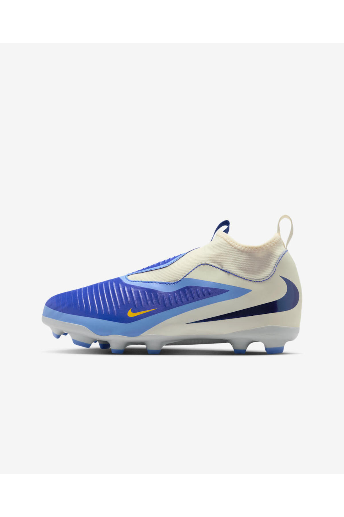 Nike Phantom 6 High Academy Lv8 Fg Children's Blue Football Boots