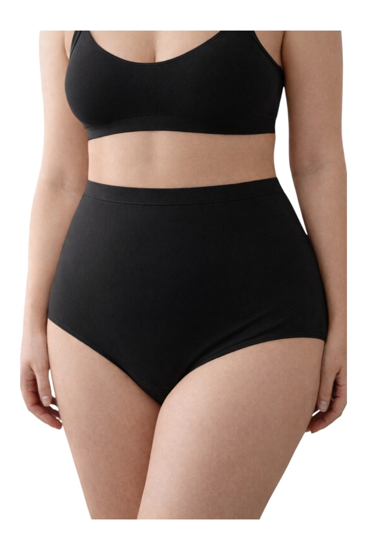 Star Modal Women's Briefs 3-Piece Set with High Waist Anti-Slip Silicone Band