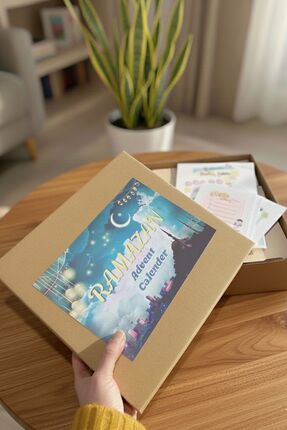 AryaSanatKırtasiye DIY Ramazan Advent Calendar | 9'lu Set + 37 Sticker + 5 Ka...