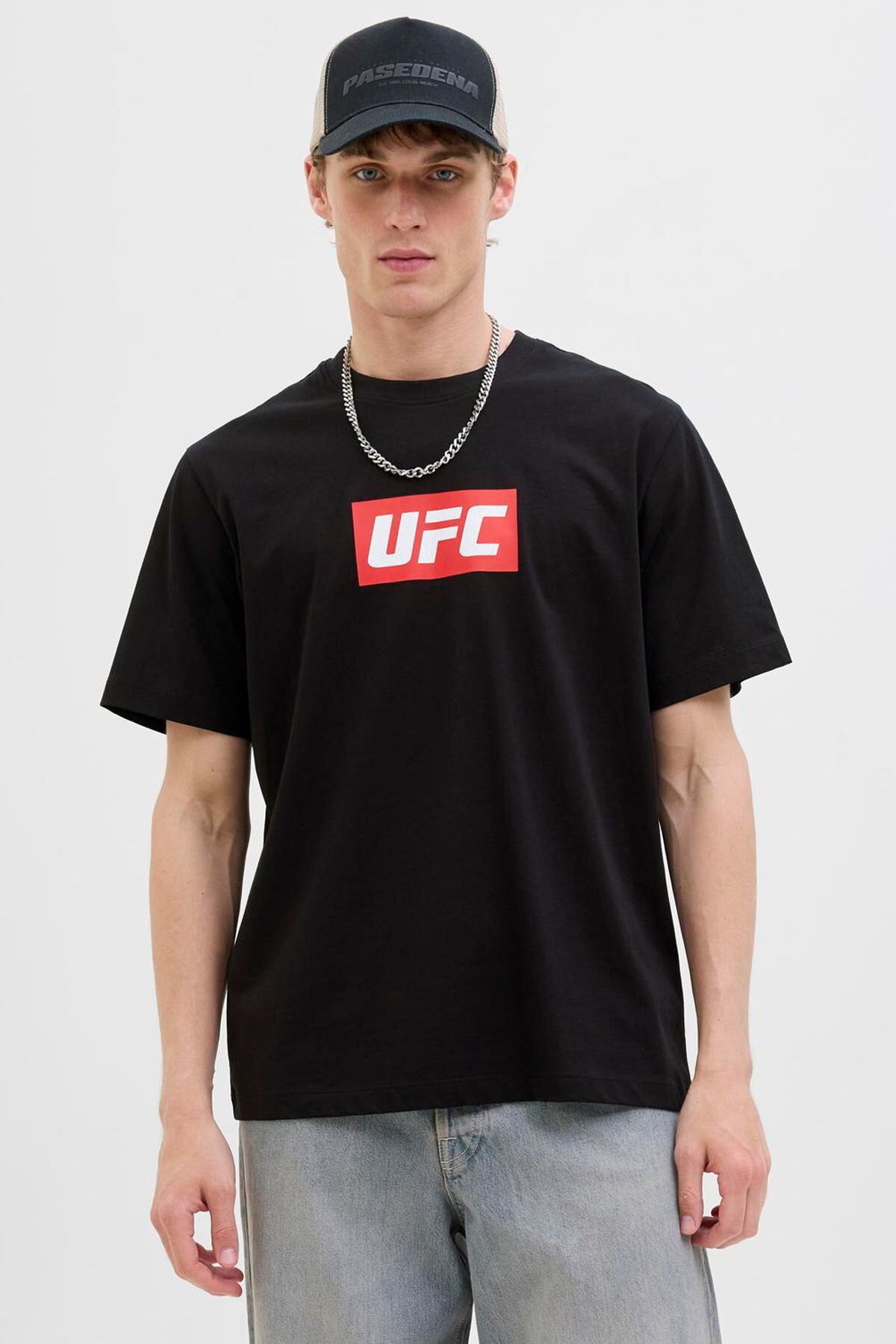 تی‌شرت مردانه دارای مجوز UFC با طرح سینه - UFC جک اند جونز تی شرت Jack & Jones