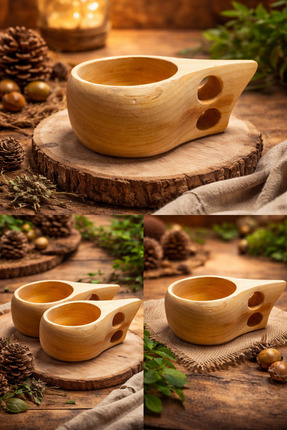 HASLET WOOD AHŞAP BARDAK