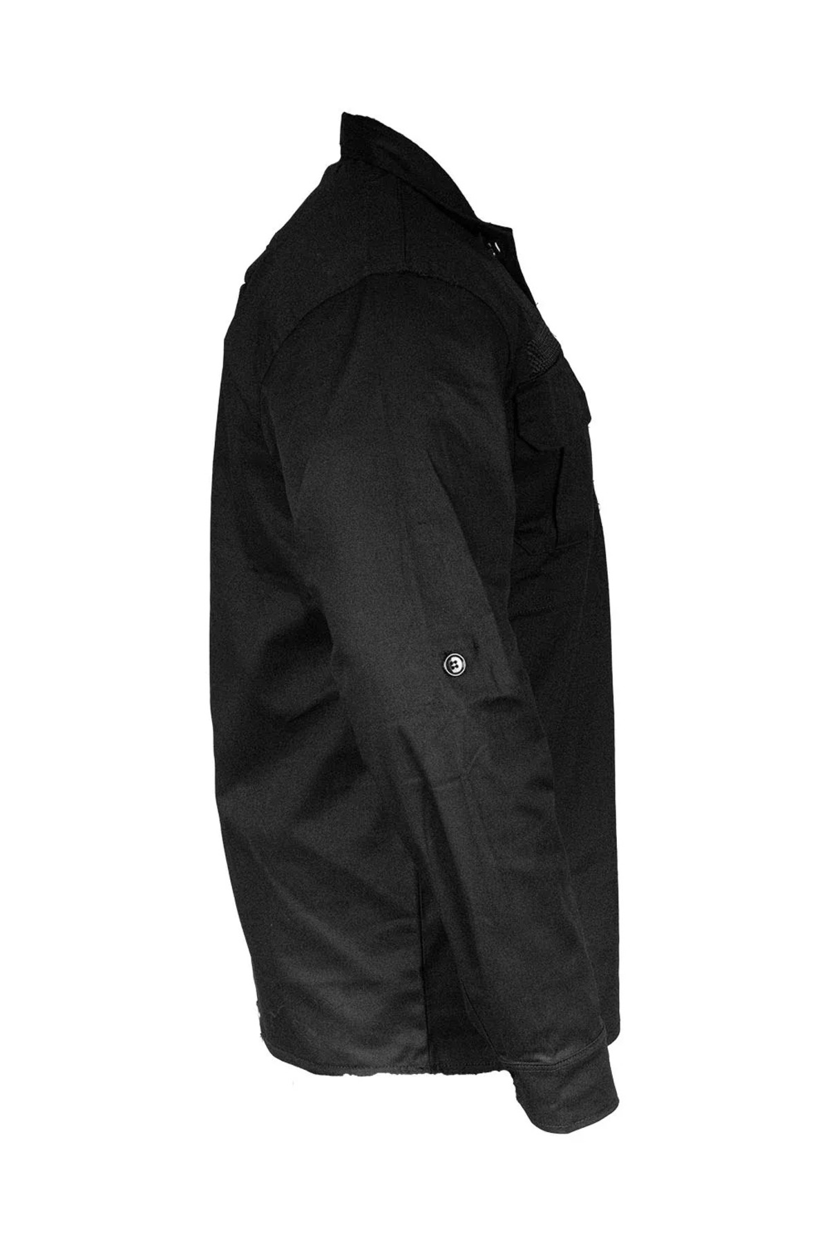 Siyah Outdoor Gabardin Gömlek — مشکی f42pk420 — تصویر 3 از 5