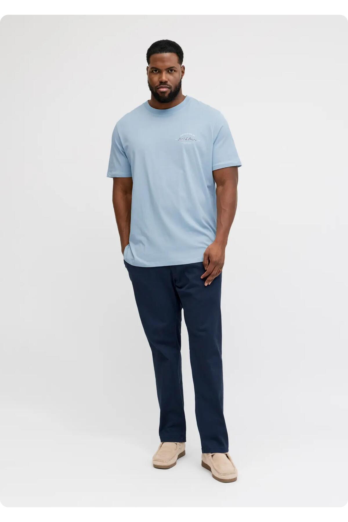 تیشرت مردانه راسته آستین کوتاه | جک اند جونز Jack & Jones 6YETSBS37394 - تصویر 2