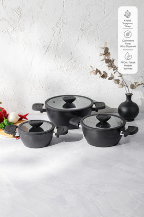 Emsan Diamente 6 Parça Midi Tencere Seti