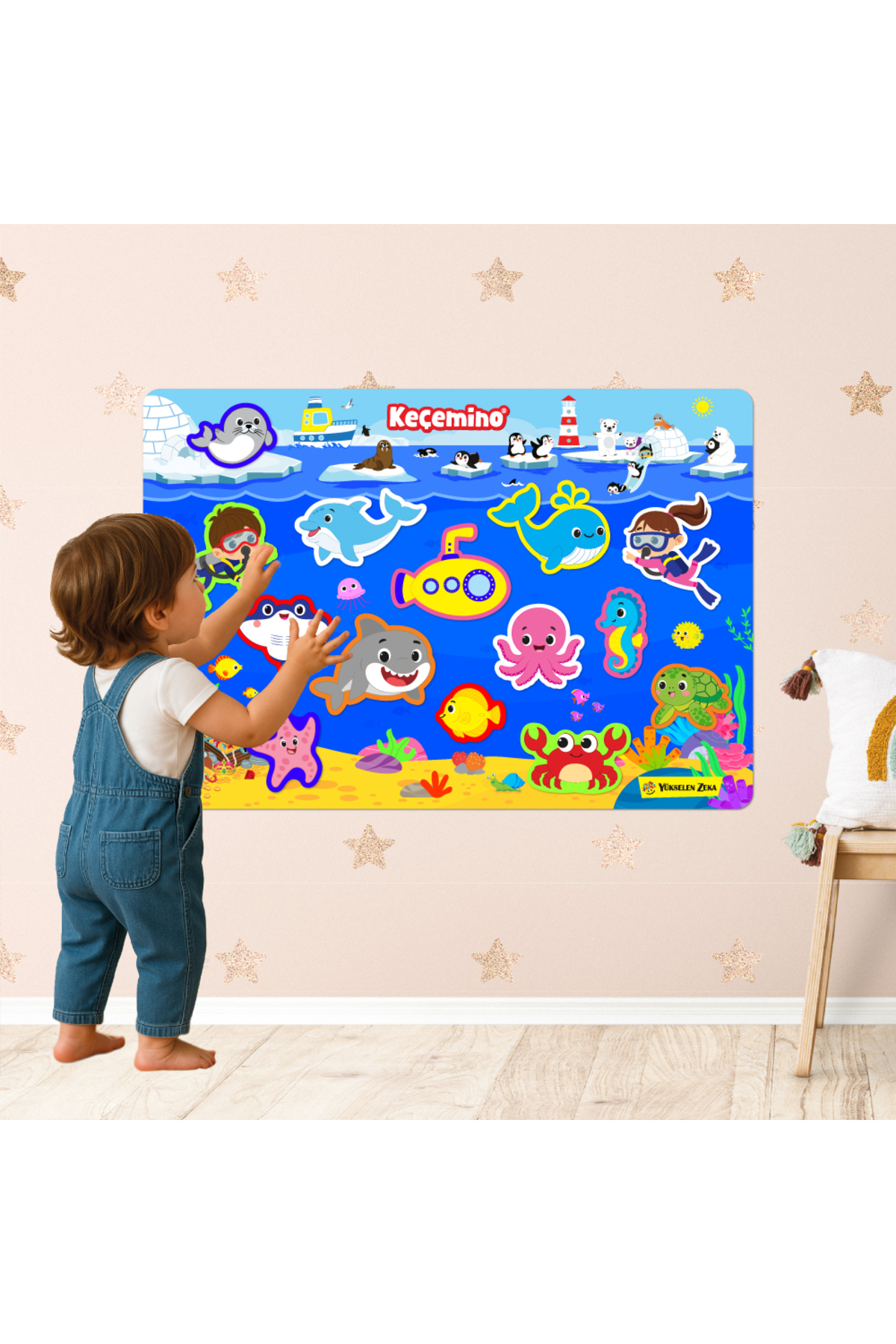 yükselen zeka Keçemino Etkinlik Halısı - Deniz Dünyası fotoğrafı 2 (önizleme)