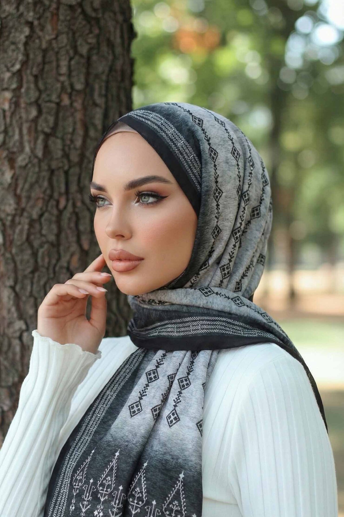 Vamelya Toscana Twil Kumaş Şal İtalyan İmza Serisi görsel 2