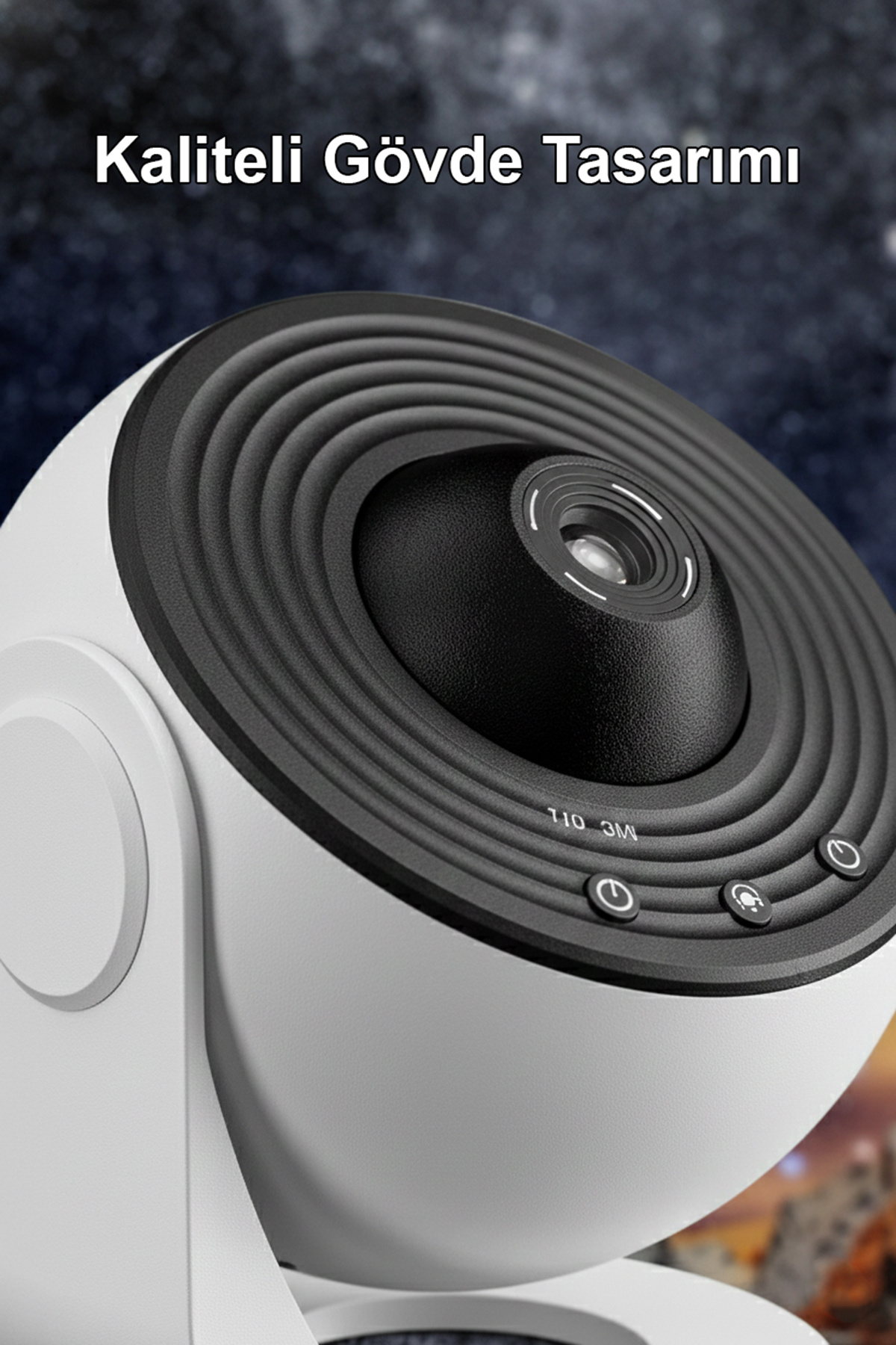 Tekvora Gezegen Gece Tavan Projektörü, 12 Film Diskli HD Yıldız ve Galaksi Projeksiyon Lambası fotoğrafı 5 (önizleme)