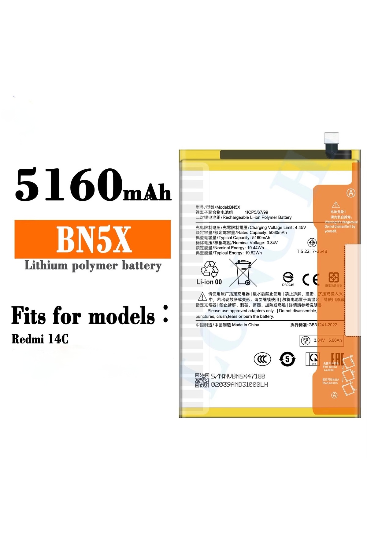 Mr.Seller Xiaomi Redmi 14c Batarya Bn5x - Fiyatı, Yorumları