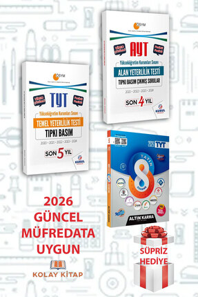 Kurul Yayıncılık TYT Son 5 Yıl Çıkmış Soru + AYT Son 4 Yıl Çıkmış Soru + Altı...