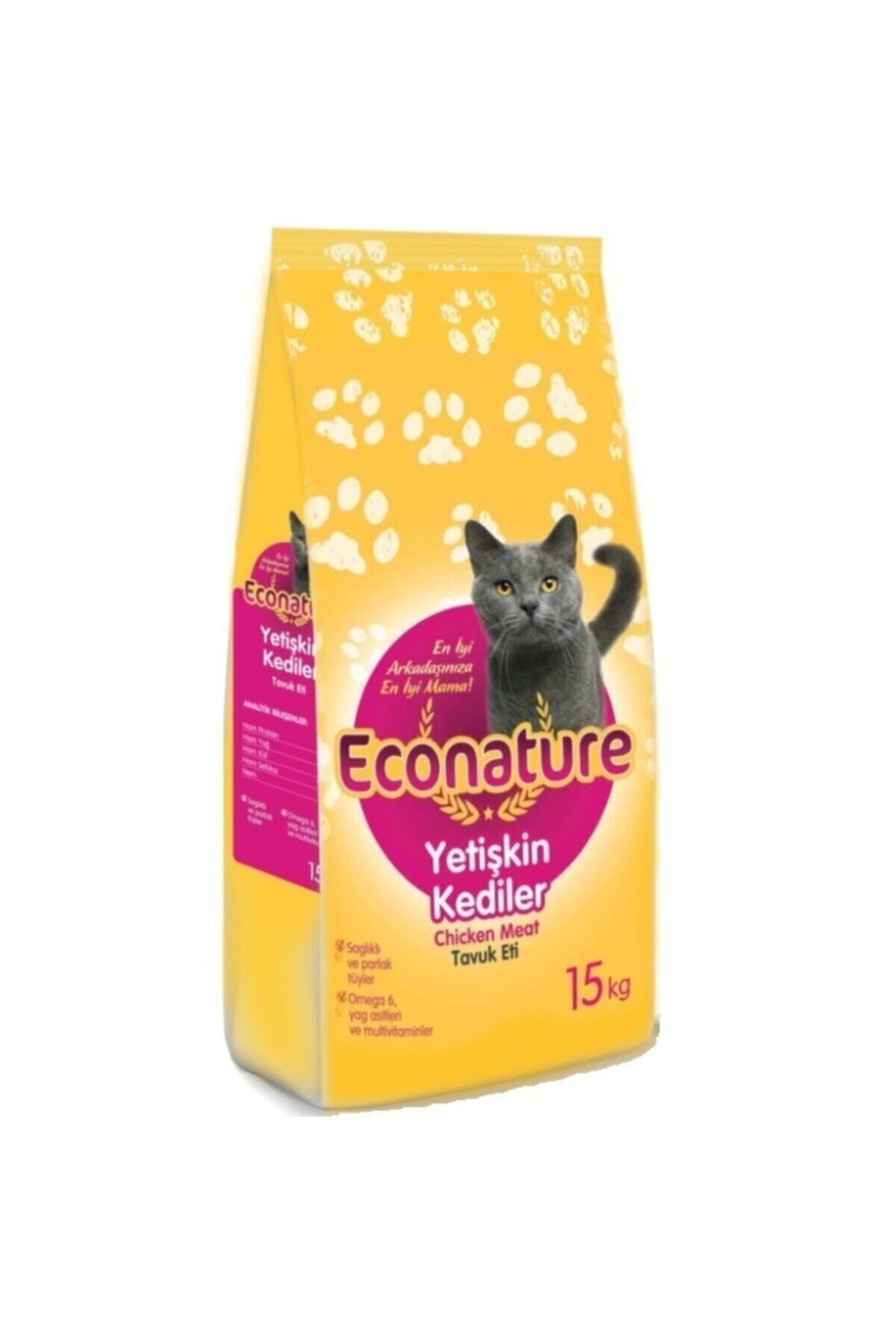 Econature Tavuklu Yetişkin Kedi Maması 15 Kg