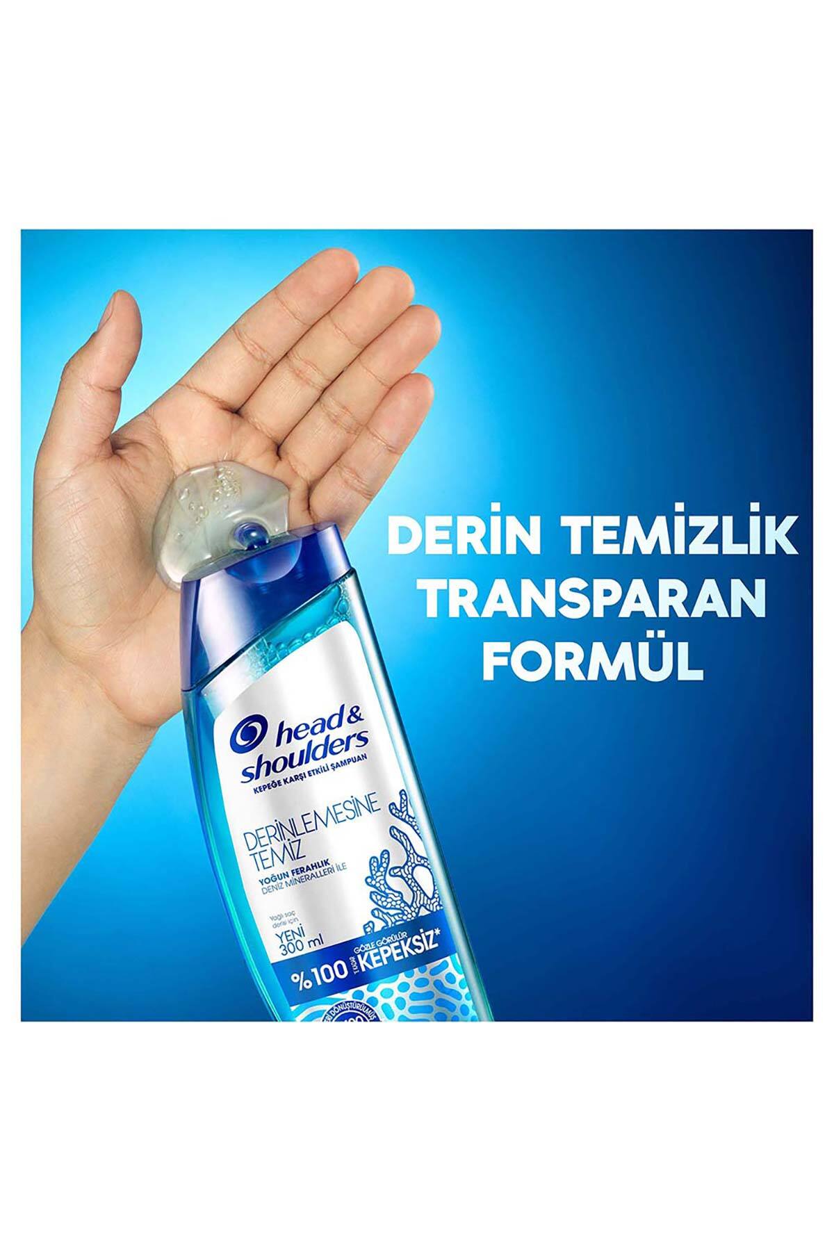 Derinlemesine Temiz Yağlı Saç Derisi İçin Yoğun Ferahlık Deniz Mineralleri 300 Ml x 3 Adet — TYC9757DE8C51AD4EF84D1200 — تصویر 4 از 7