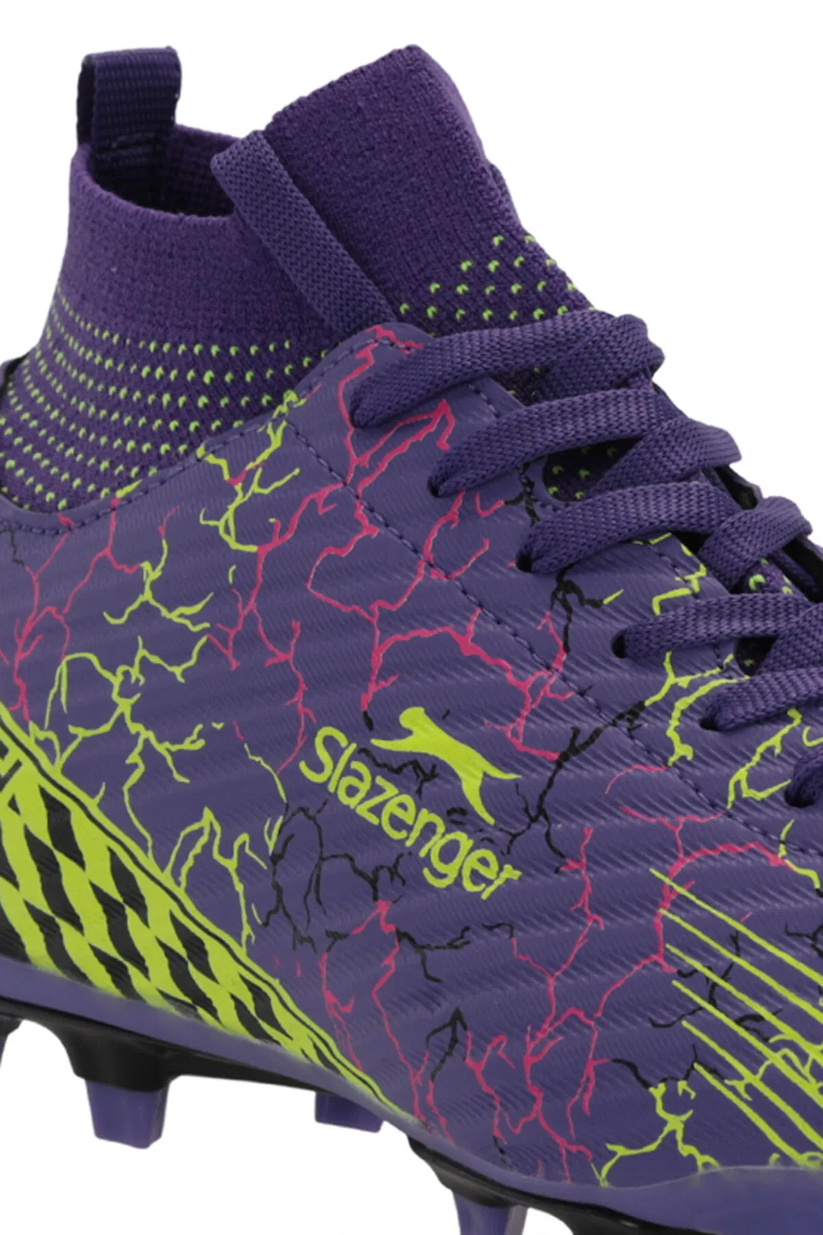 Slazenger CORNER Erkek Halı Saha Mor Futbol Ayakkabısı görsel 4