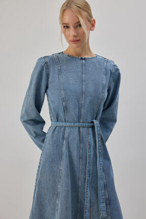 Touche Prive DENİM ELBİSE