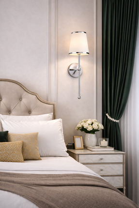 Natiorj Pilli Aplik Tak Çalıştır Krom Kaplamalı Salon Yatak Odası Tablo Aydın...