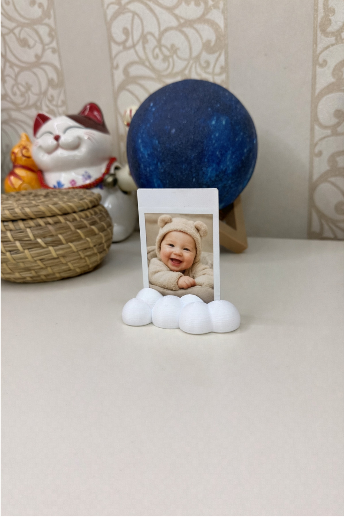 hobier 1 Adet Beyaz Bulut Fotoğraf Tutucu, Hatıra, Not Tutucu, Bebek Odası, Masa Dekoru, Sevgili Hediye fotoğrafı 5 (önizleme)