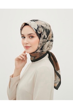Marka Çiçek Desen Kışlık Eşarp