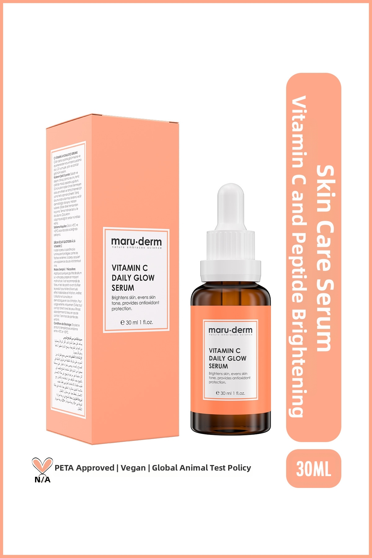 Maru.Derm Maruderm Vitamin C and Peptide Brightening Skin Care Serum 30 ml