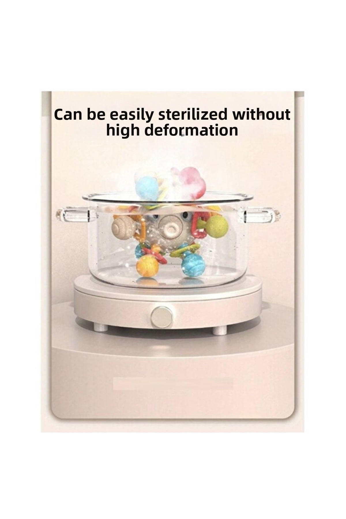 آویز اسباب‌بازی چرخان با کیفیت عالی ماهی بادکنکی برای نوزادان، اسباب‌بازی فعال‌سازی حواس مونته‌سوری