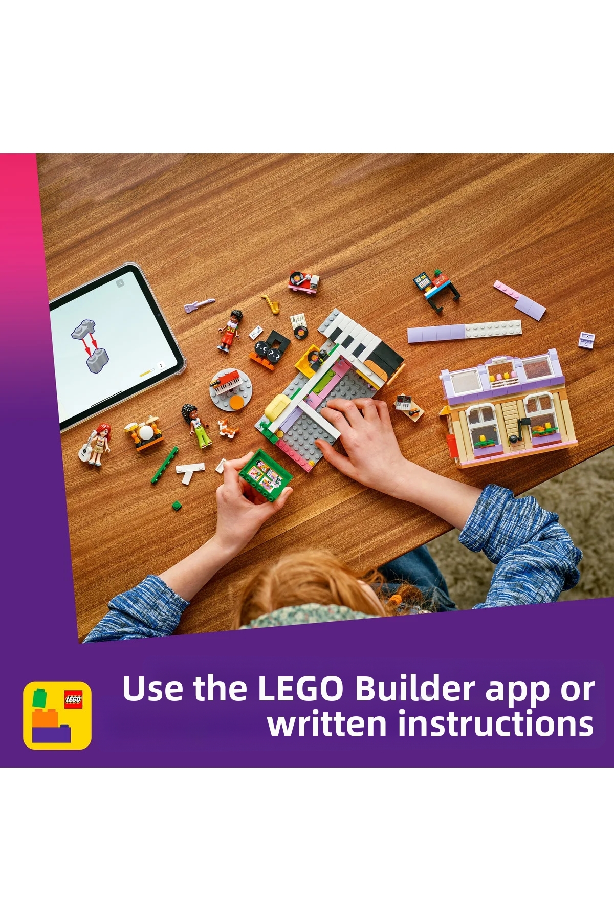 ® فروشگاه موسیقی فرندز و آپارتمان ۴۲۶۵۳ – مجموعه ساختنی اسباببازی خلاقانه برای کودکان ۷ سال به بالا (۴۸۳ قطعه)