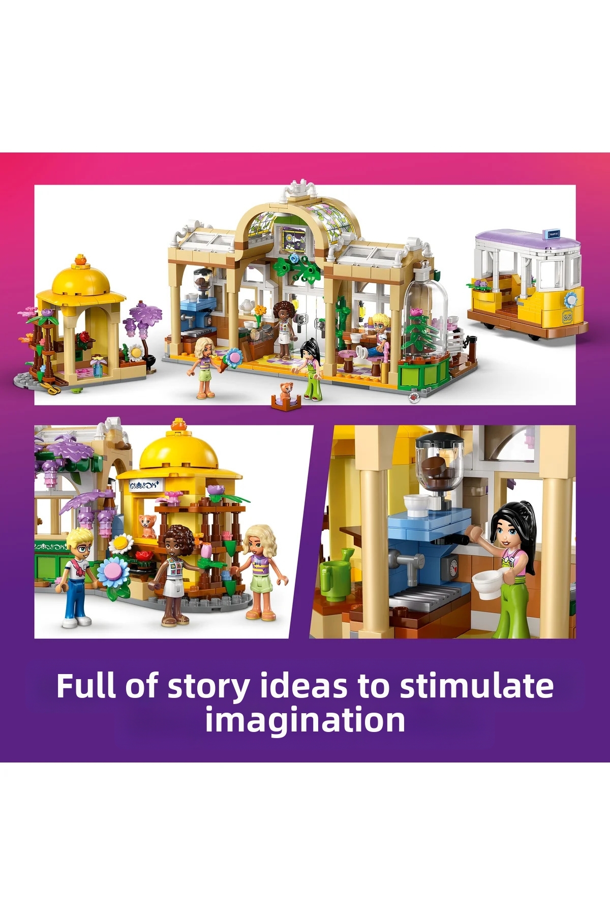 کافه گیاه و گل فروشی فرندز ® ۴۲۶۷۱ – مجموعه ساختنی اسباب‌بازی خلاقانه برای کودکان ۹ سال به بالا (۱۱۳۸)