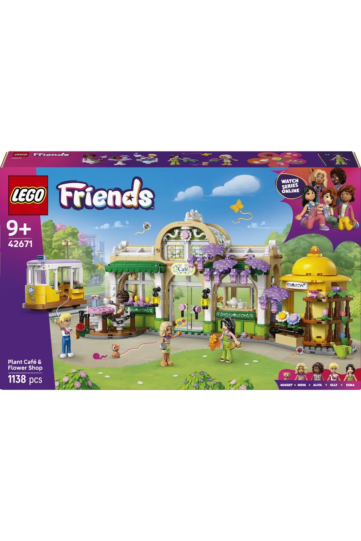 کافه گیاه و گل فروشی فرندز ® ۴۲۶۷۱ – مجموعه ساختنی اسباب‌بازی خلاقانه برای کودکان ۹ سال به بالا (۱۱۳۸)