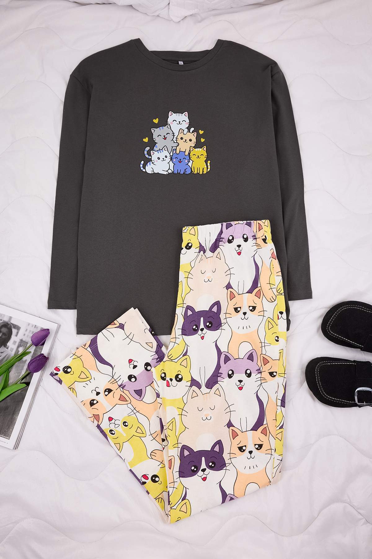 trendyol-curve-womens-gray-animal-long-regula