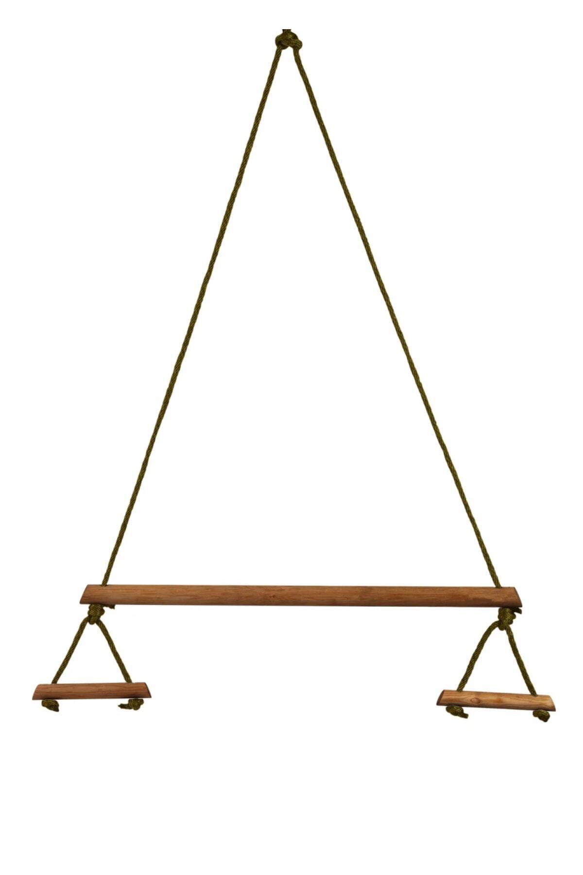 Svava Trapez Ahşap Duyusal Salıncak Çocuk Aktivite Jimnastik Yoga Gelişim Salıncağı fotoğrafı 7 (önizleme)