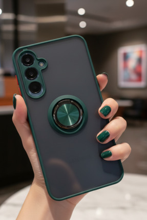 Hatreds Samsung Galaxy M34 5G İçin Kamera Korumalı Yüzüklü Kılıf - Leke Tutma...