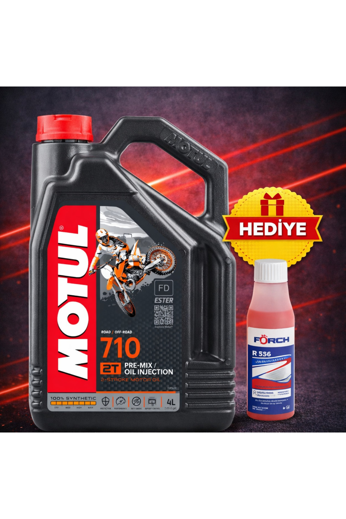 Motul 710 2T Motosiklet Motor Yağı 4 Lt - Fiyatı, Yorumları