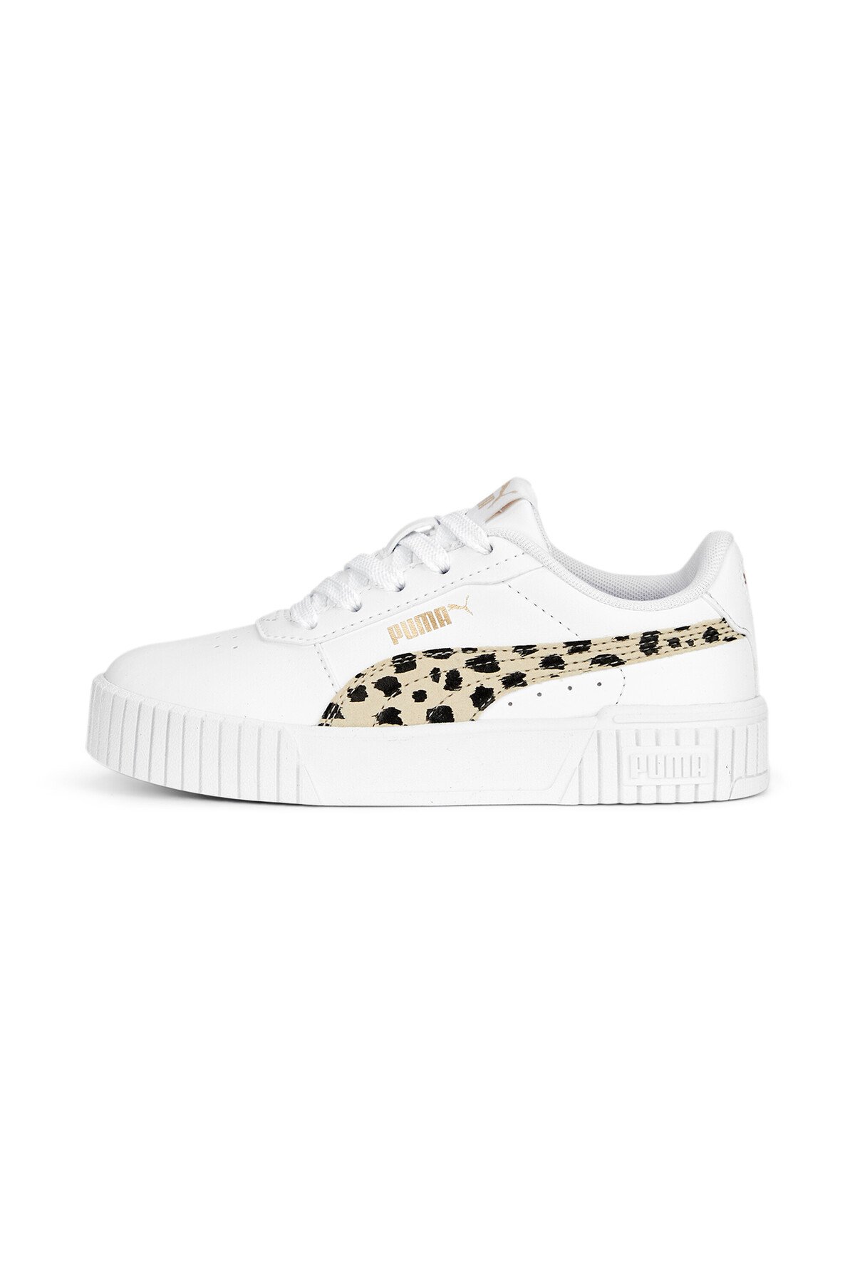 Puma Girls Carina 2.0 Animal Sneakers - White